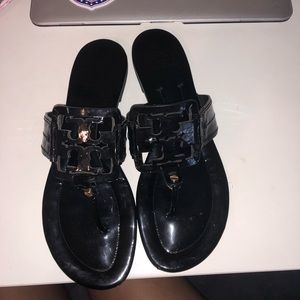Black Tory Burch Miller sandals